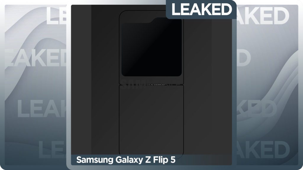 Samsung Galaxy Z Flip 5 Renders Leaked Showing Big Outer Screen Samsung Galaxy Z Flip 5