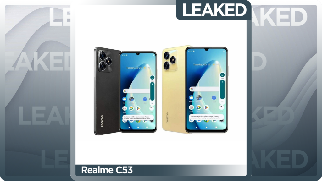 Realme C53 Renders And Specifications Leaked