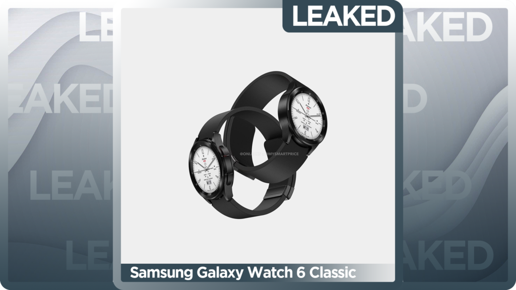 Samsung Galaxy Watch 6 Classic Renders Leaked Samsung Galaxy Watch 6 Classic Renders Leaked