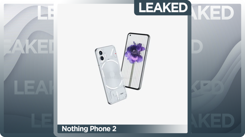 Nothing Phone 2 Renders Leaked Online