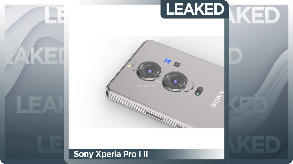 Sony Xperia Pro I II Renders Leaked