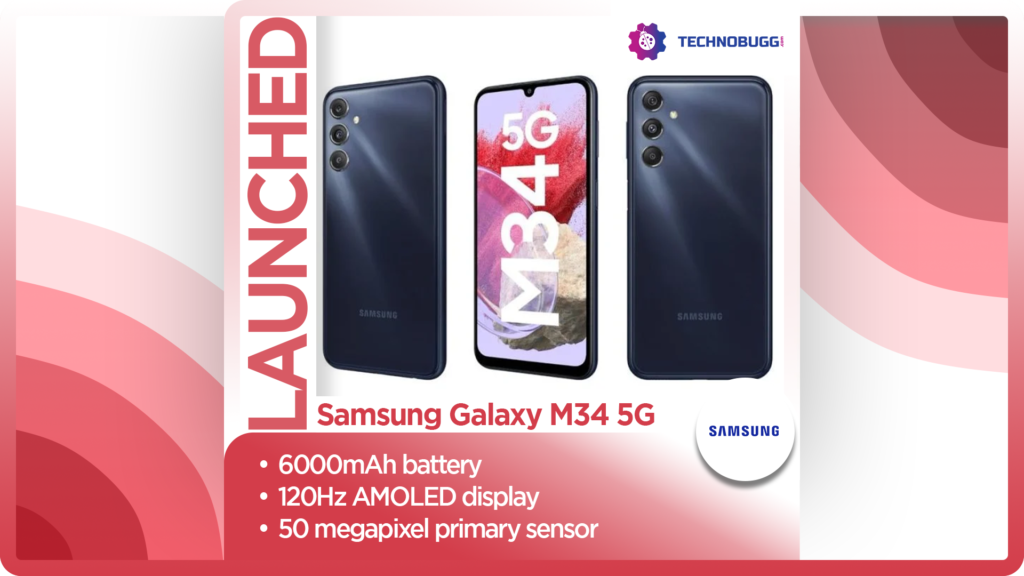 Samsung Galaxy M34 5G Unveiled With Massive Battery Samsung Galaxy M34 5G Unveiled With Massive Battery