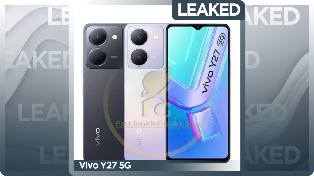 Y27 Rdb Vivo Y27 5G Specifications And Renders Leaked
