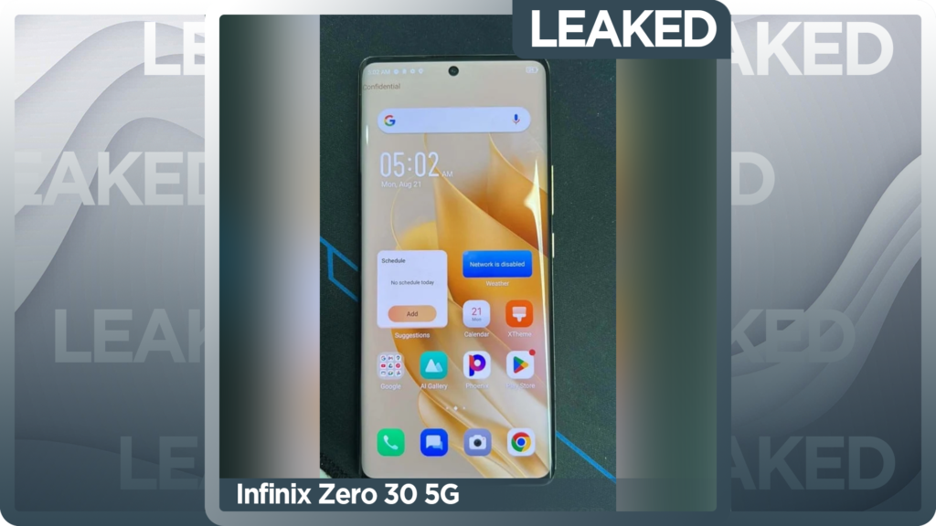 Infinix Zero 30 5G Live Images Leaked