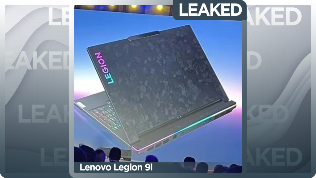 Lenovo Legion 9i Details Appear Online