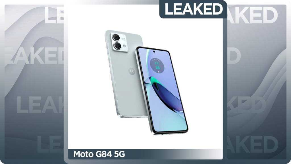 Moto G84 5G Render Surfaced Online
