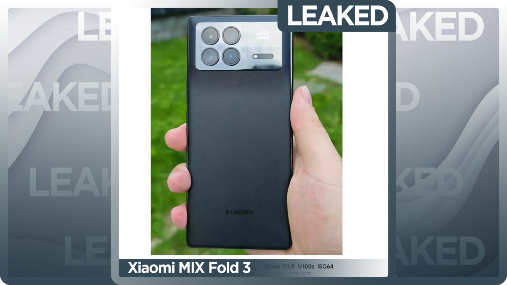 Xiaomi MIX Fold 3 Live Images Leaked