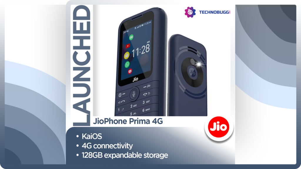 JioPhone Prima 4G Unveiled JioPhone Prima 4G