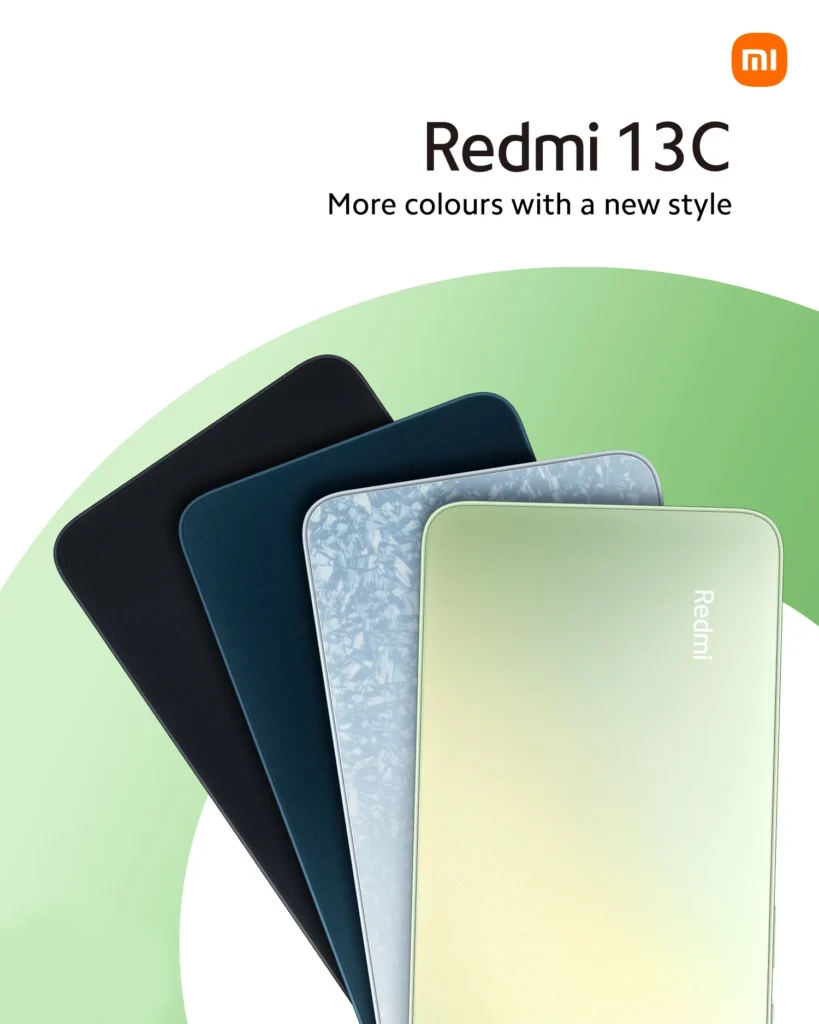 Redmi 13C Colour Options Revealed