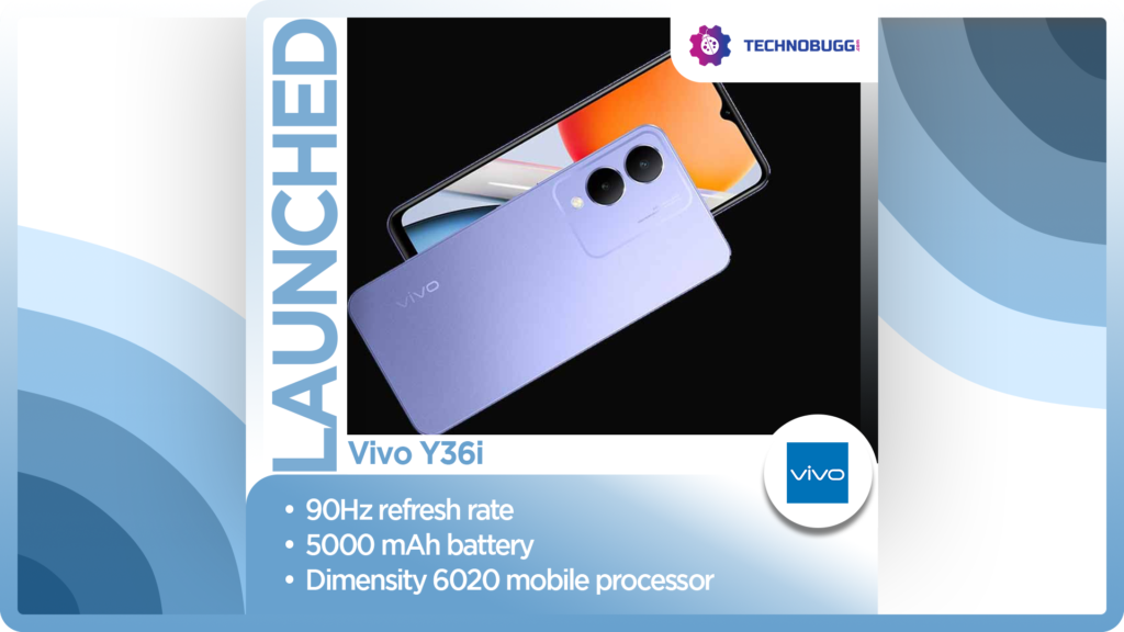 Vivo Y36i Launched With Dimensity 6020 Chip Vivo Y36i