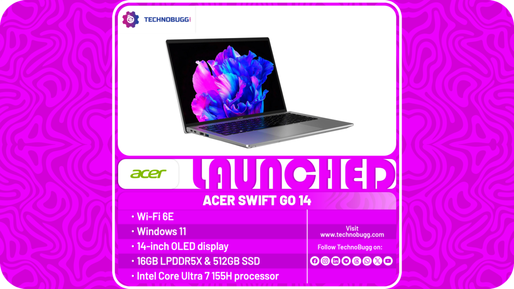Acer Swift Go 14 Goes Official In India Acer Swift Go 14 Goes Official In India