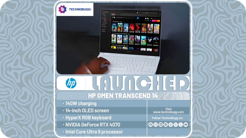 HP Omen Transcend 14 Unveiled