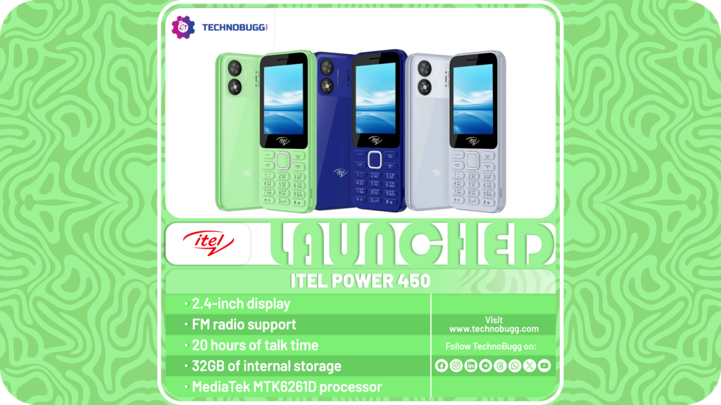 Itel Power 450 Feature Phone Unveiled
