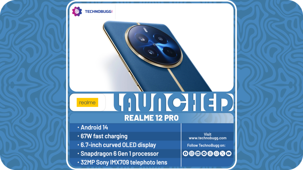 Realme 12 Pro Goes Official With Telephoto Sensor