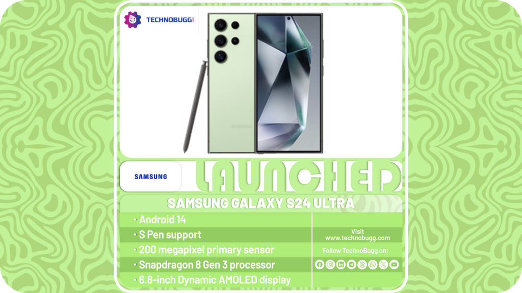 Samsung Galaxy S24 Ultra Goes Official With 200MP Camera, AI Features, And More