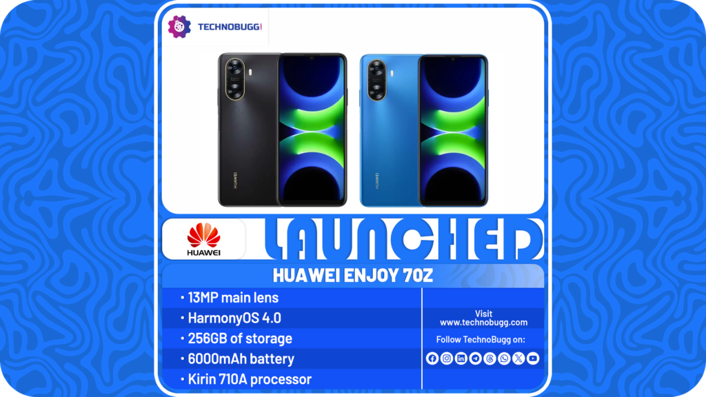 Huawei Enjoy 70z Unveiled Huawei Enjoy 70z