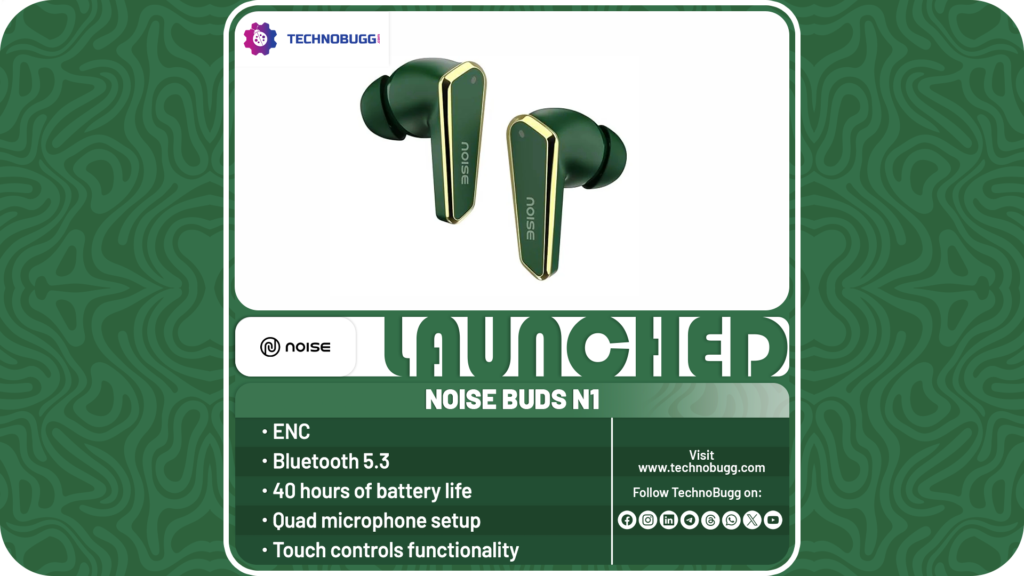 Noise Buds N1 Goes Official In India