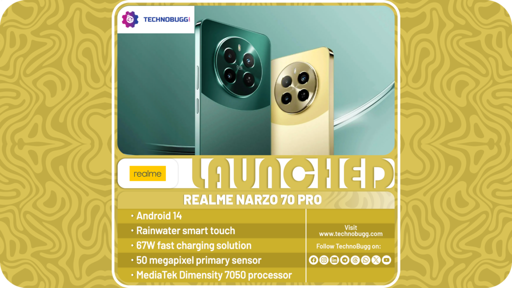 Realme Narzo 70 Pro Unveiled Realme Narzo 70 Pro