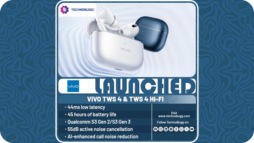 Vivo TWS 4 & TWS 4 Hi-Fi Unveiled Vivo TWS 4