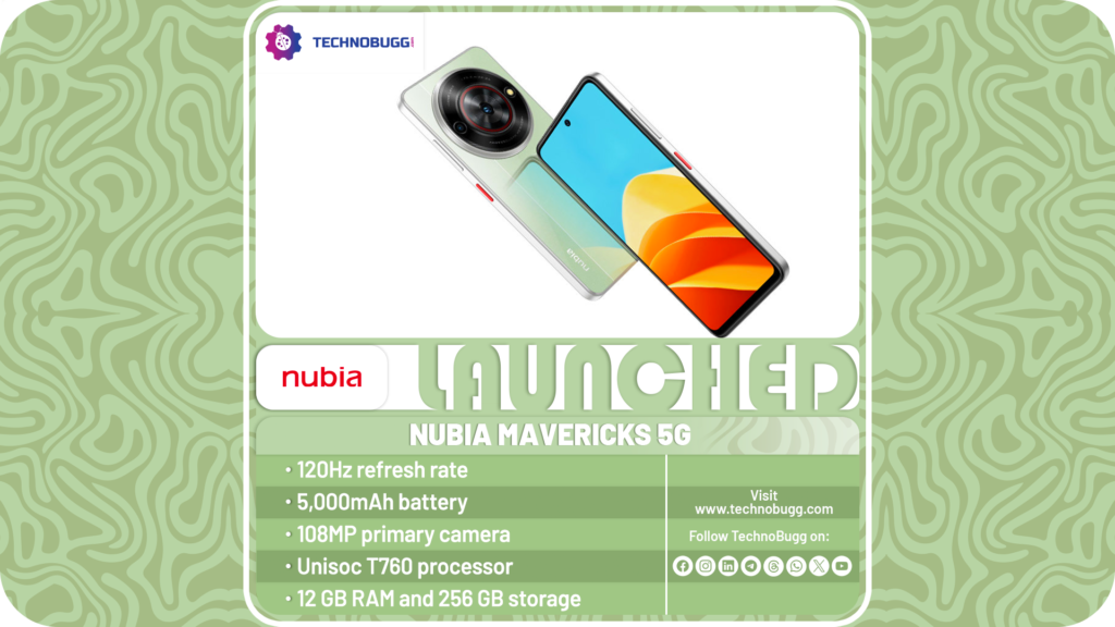 Nubia Mavericks 5G Goes Official Nubia Mavericks 5G