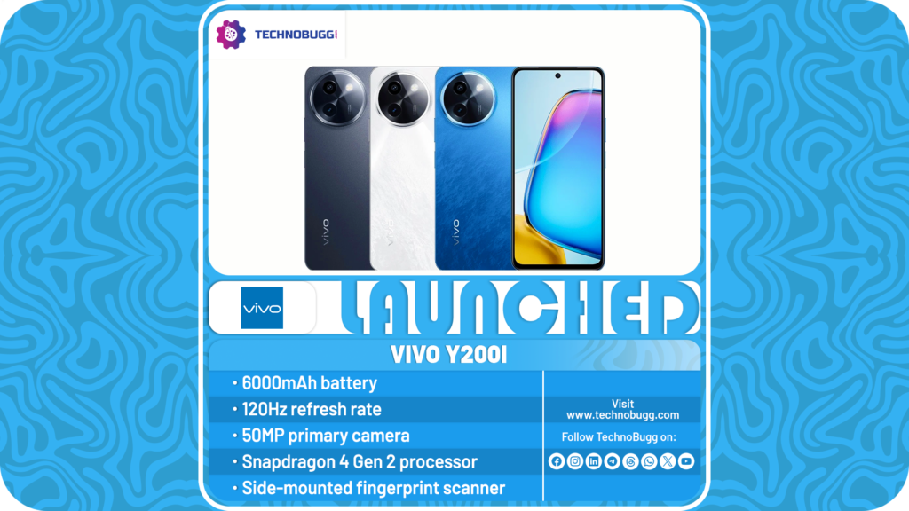 Vivo Y200i Goes Official With 6,000mAh Battery