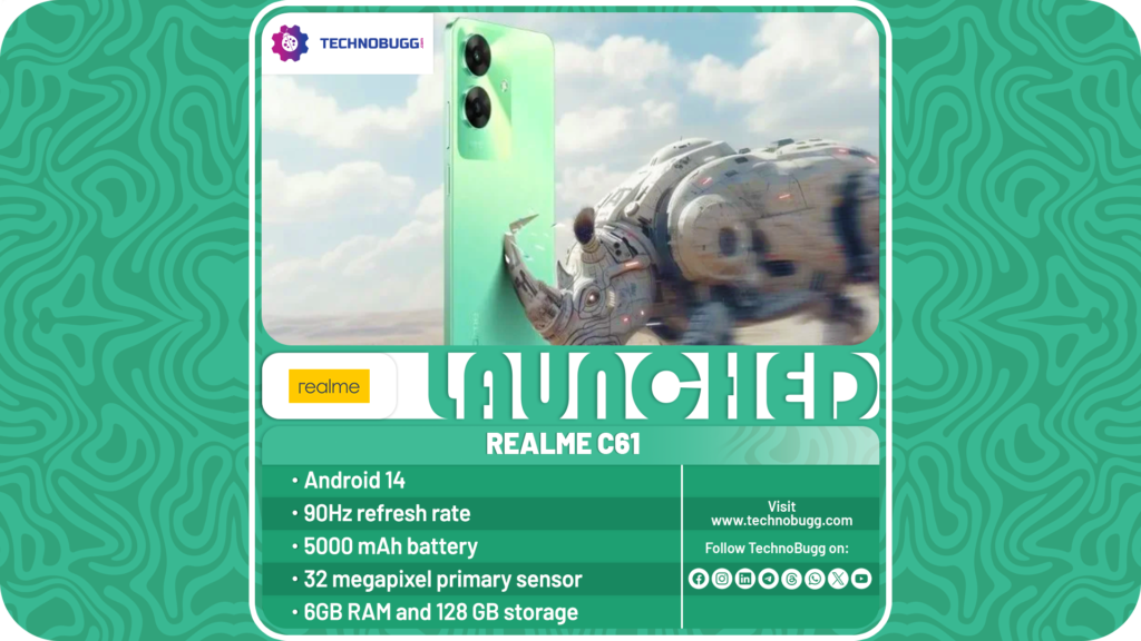 Realme C61 Arrives In India