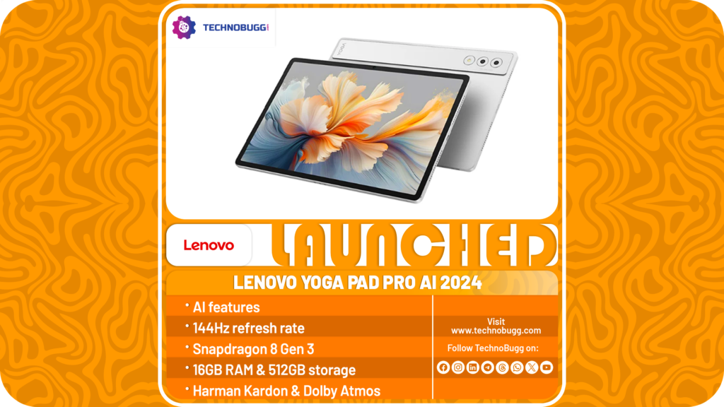 Lenovo Yoga Pad Pro AI 2024 Unveiled Lenovo Yoga Pad Pro AI 2024 Unveiled