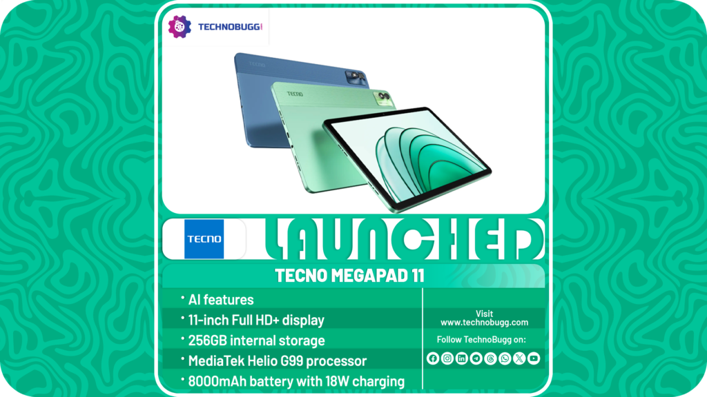 Tecno Megapad 11 Goes Official