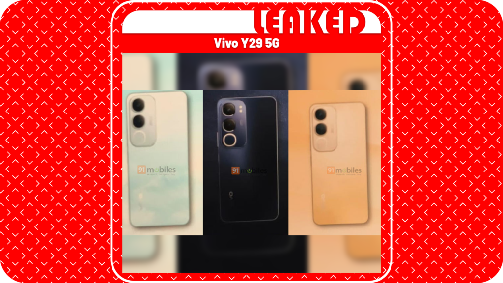 Vivo Y29 5G Specifications, Design, And Colour Options Leaked