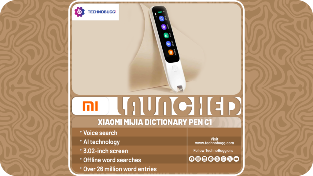 Xiaomi Launches New Dictionary Pen Xiaomi Launches New Dictionary Pen