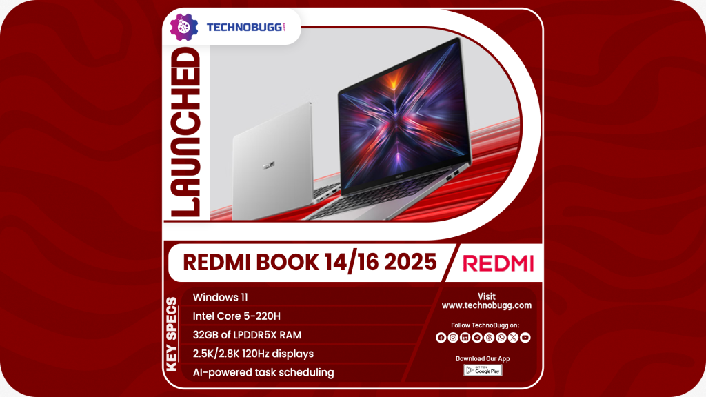 Redmi Book 14/16 2025 Unveiled