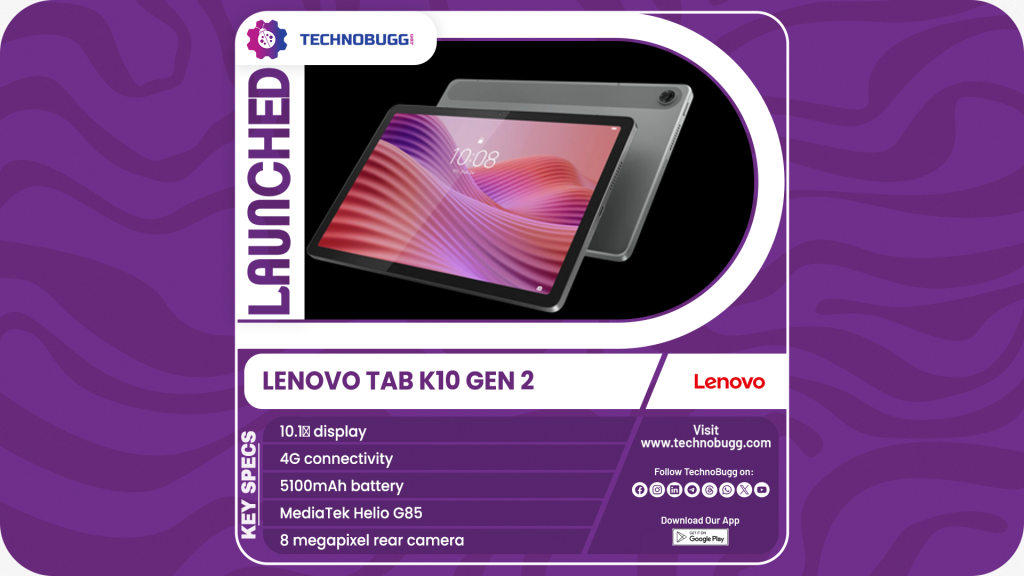 Lenovo Tab K10 Gen 2 Goes Official In India