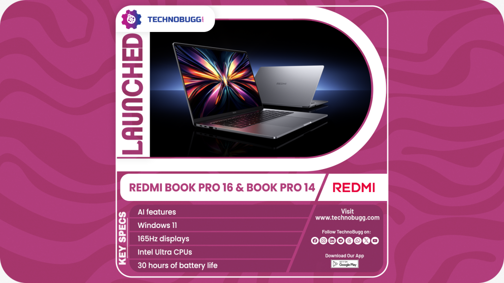 REDMI Book Pro 16 & Book Pro 14 2025 Goes Official