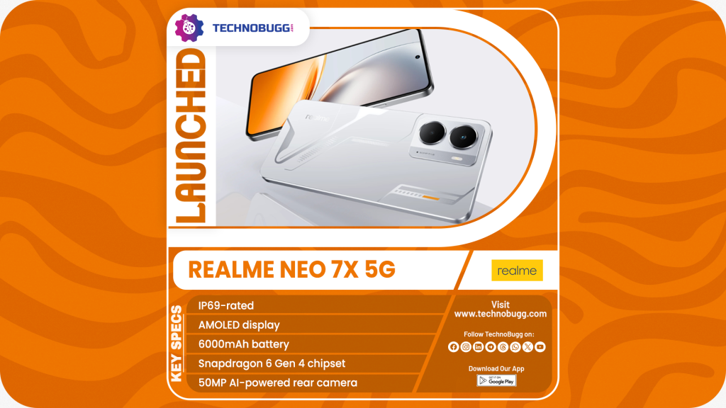 Realme Neo 7x 5G Goes Official Realme Neo 7x 5G
