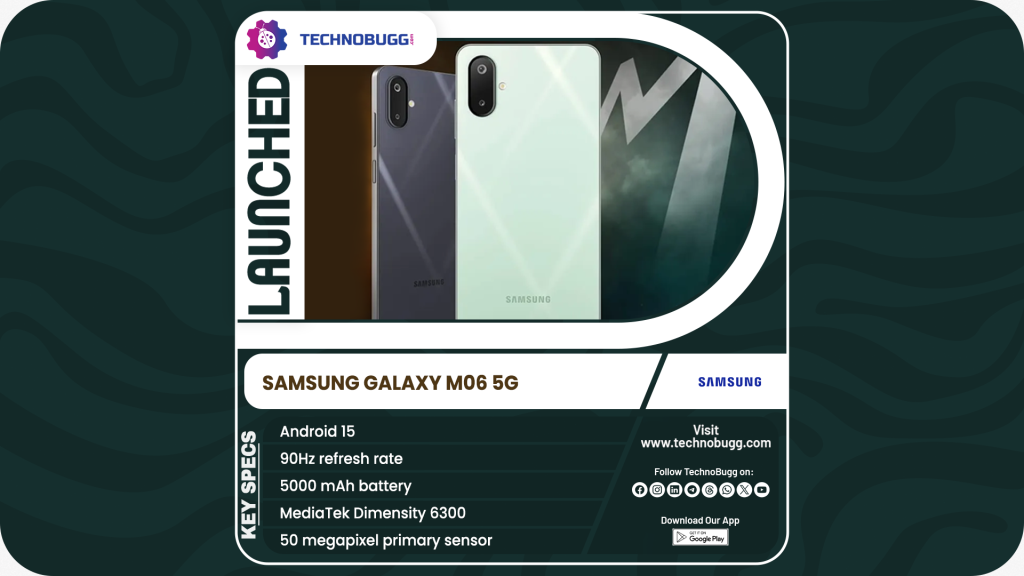 Samsung Galaxy M06 5G Launched In India Samsung Galaxy M06 5G Launched In India