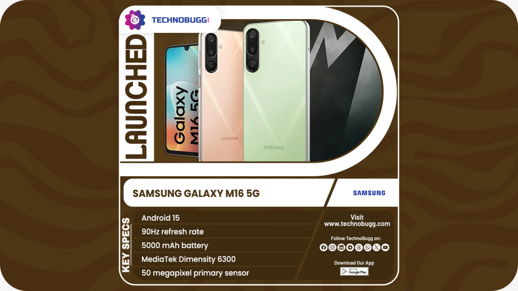 Samsung Galaxy M16 5G Goes Official