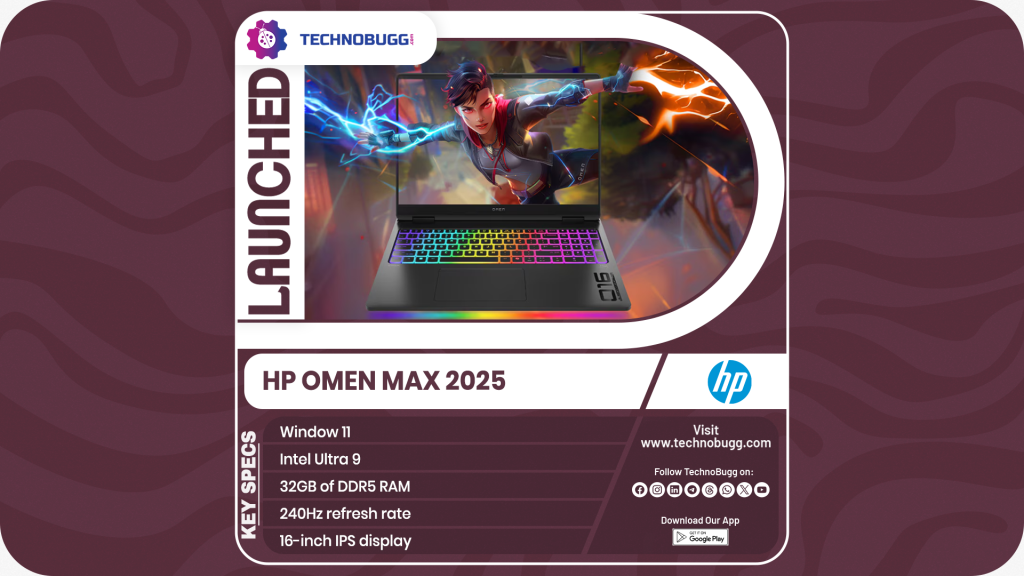 HP Omen MAX 2025 Gaming Laptop Announced HP Omen MAX 2025