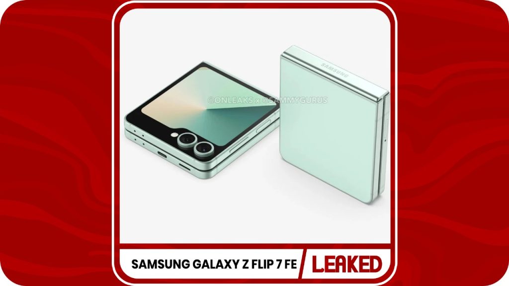 Samsung Galaxy Z Flip 7 FE High-quality Renders Leaked Samsung Galaxy Z Flip 7 FE High-quality Renders Leaked