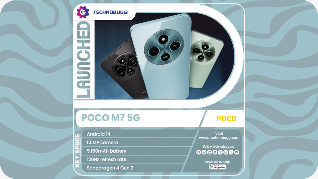 Poco M7 5G Goes Official Poco M7 5G Goes Official