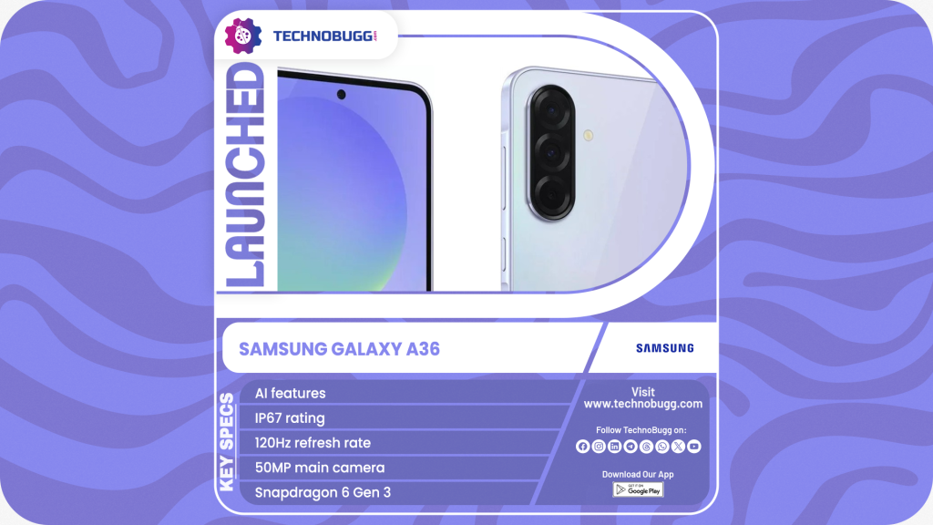 Samsung Galaxy A36 Goes Official