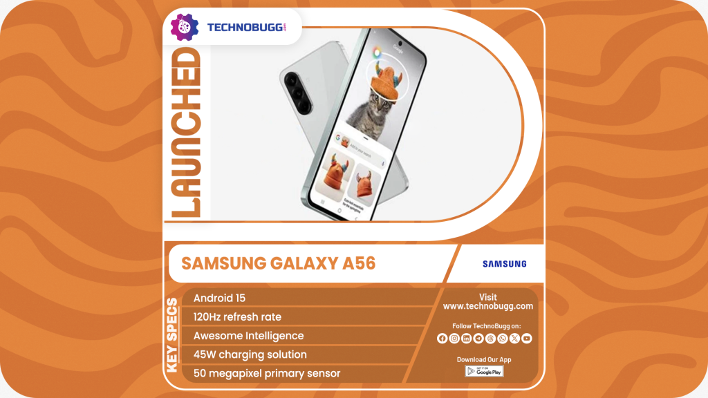 Samsung Galaxy A56 Unveiled Samsung Galaxy A56