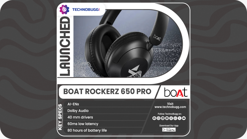 boAt Rockerz 650 Pro Goes Official boAt Rockerz 650 Pro Goes Official