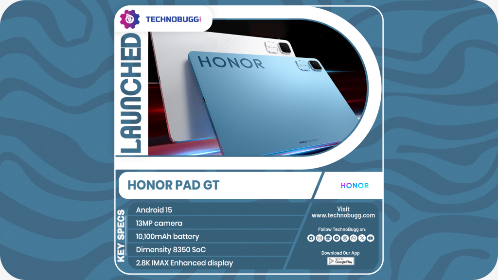 Honor Pad GT Unveiled Honor Pad GT Unveiled