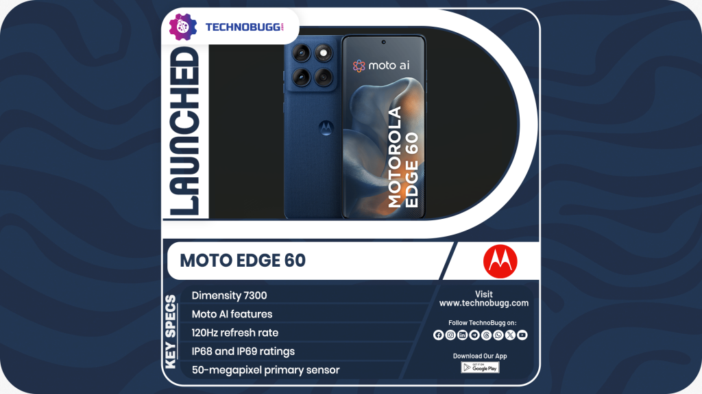 Moto Edge 60 Unveiled Moto Edge 60 Unveiled