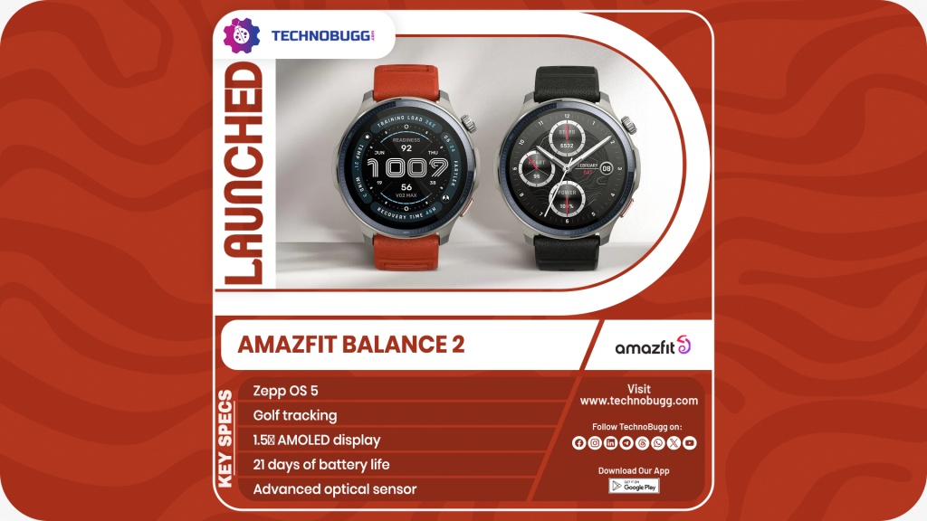 Amazfit Balance 2 Goes Official