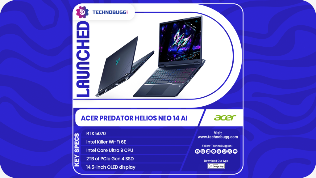 Acer Predator Helios Neo 14 AI Goes Official Acer Predator Helios Neo 14 AI Goes Official