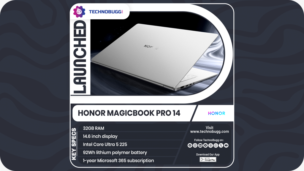 HONOR MagicBook Pro 14 Goes Official HONOR MagicBook Pro 14 Goes Official