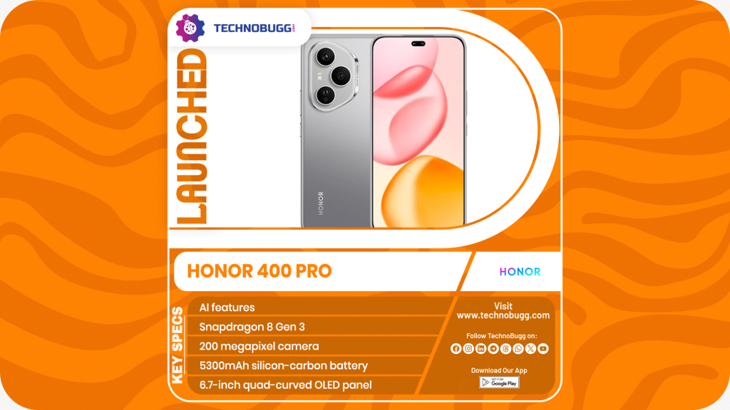 Honor 400 Pro Unveiled