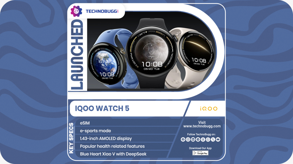 IQOO Watch 5 Goes Official IQOO Watch 5 Goes Official