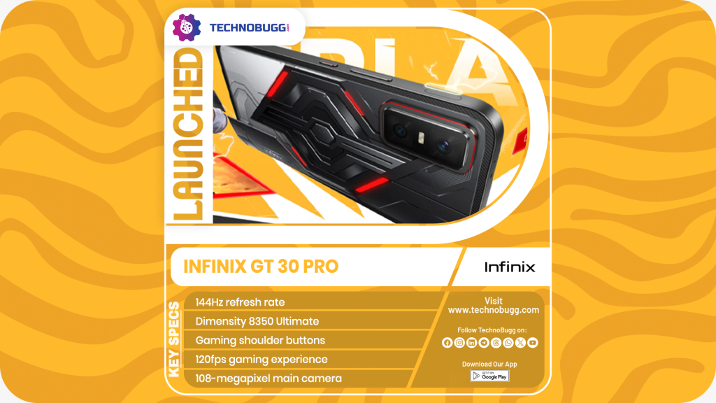 Infinix GT 30 Pro Goes Official